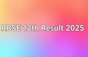 RBSE 12th Result 2025 – Discover Your Scores RBSE 12th Result 2025